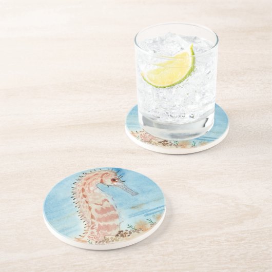 Dessous De Verre En Grès Seahorse (Côté)