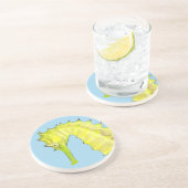 Dessous De Verre En Grès Seahorse (Côté)