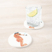 Dessous De Verre En Grès Seahorse Steampunk (Côté)