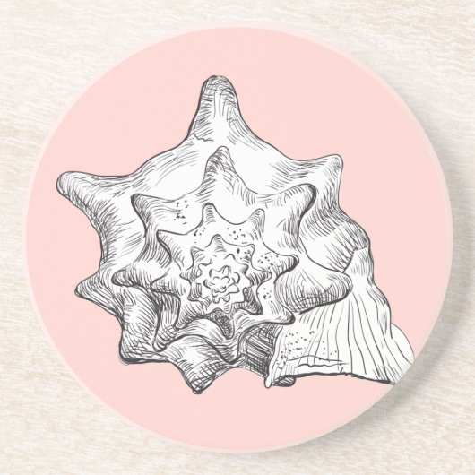Dessous De Verre En Grès Seashell Pillow (Devant)
