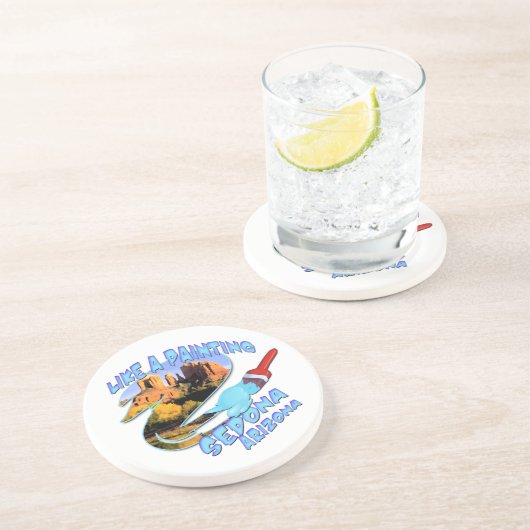 Dessous De Verre En Grès Sedona Arizona (Côté)