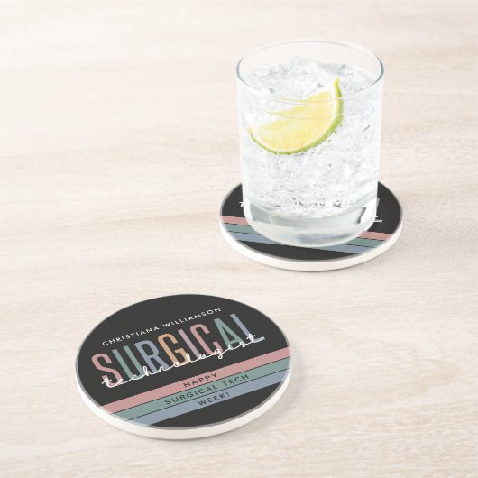 Dessous De Verre En Grès Semaine ou technologie de technologue chirurgical (Côté)