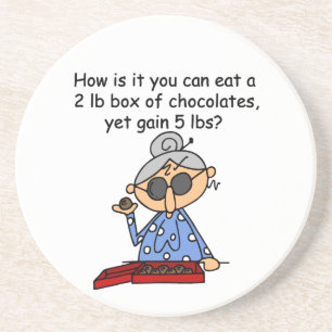 Dessous De Verre En Grès Sens de chocolat