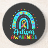 Dessous De Verre En Grès Sensibilisation sur l'autisme (Devant)