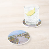 Dessous De Verre En Grès Sentier d'Asilomar Beach (Côté)