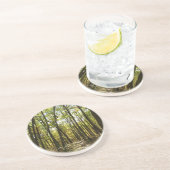 Dessous De Verre En Grès Sentier des Appalaches en octobre à Shenandoah (Côté)