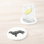 Dessous De Verre En Grès Sentry de la lune de récolte (Côté)