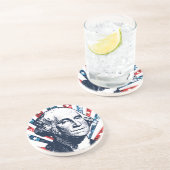 Dessous De Verre En Grès séquin george washington (Côté)