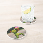 Dessous De Verre En Grès Serez-vous mon.... (Côté)