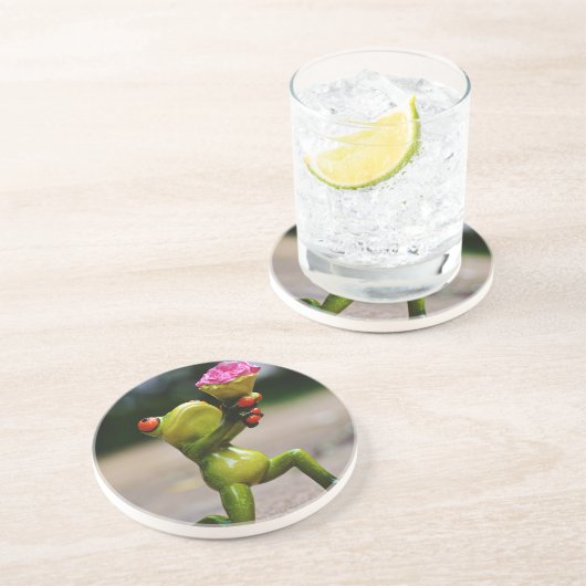 Dessous De Verre En Grès Serez-vous mon.... (Côté)