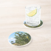 Dessous De Verre En Grès Série agricole : champ de maïs en GA (Côté)