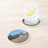 Dessous De Verre En Grès Série Cotton - Accueil Derrière le Dessous de verr (Côté)