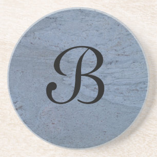 Dessous De Verre En Grès Série de marbre—dessous de verre bleu—1 de plusieu