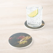 Dessous De Verre En Grès Série Lilypads d'automne (Côté)