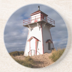 Dessous De Verre En Grès Série phare - Phare de l'Île-du-Prince-Édouard