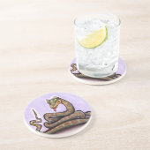 Dessous De Verre En Grès Serpent (Côté)