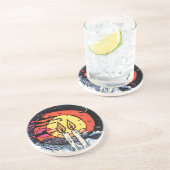 Dessous De Verre En Grès Shabbat (Côté)