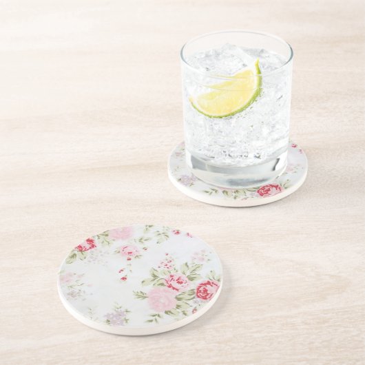 Dessous De Verre En Grès Shabby (Côté)