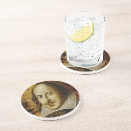 Dessous De Verre En Grès Shakespeare (Côté)