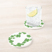 Dessous De Verre En Grès Shamrock (Côté)