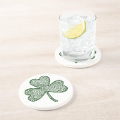 Dessous De Verre En Grès Shamrock (Côté)