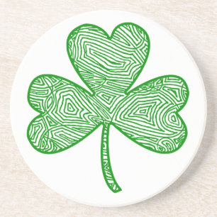 Dessous De Verre En Grès Shamrock