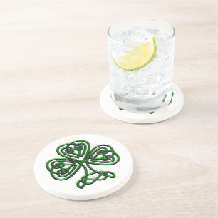 Dessous De Verre En Grès Shamrock