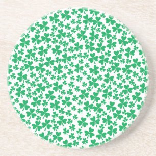 Dessous De Verre En Grès Shamrock pour la Saint Patrick