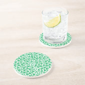 Dessous De Verre En Grès Shamrock pour la Saint Patrick's Day (Côté)