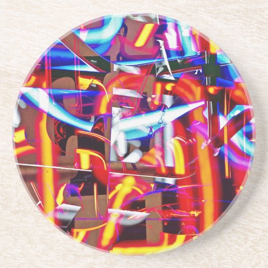 Dessous De Verre En Grès shattered lights (Devant)