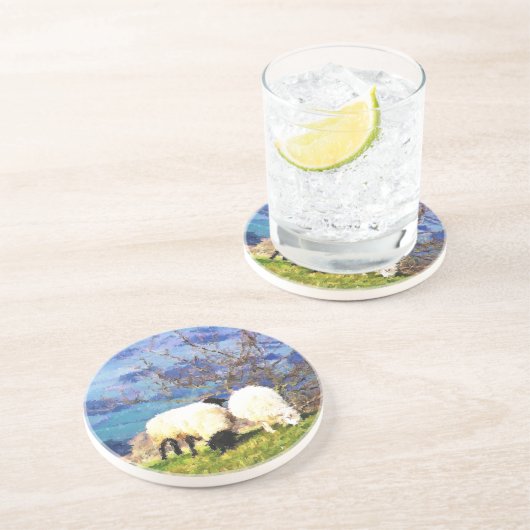 DESSOUS DE VERRE EN GRÈS SHEEP (Côté)