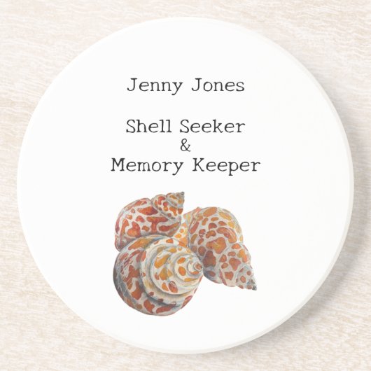 Dessous De Verre En Grès Shell Seeker (Devant)