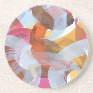 Dessous De Verre En Grès Sherbert I