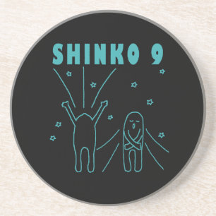Dessous De Verre En Grès "Shinko 9" Respiration profonde