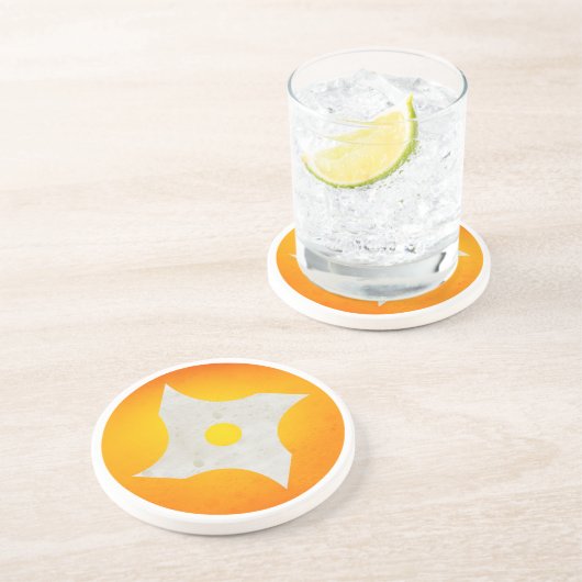 Dessous De Verre En Grès Shuriken (Côté)