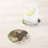 Dessous De Verre En Grès Shy Leopard (Côté)