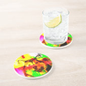 Dessous De Verre En Grès Sibérie Husky Chig Art (Côté)