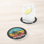 Dessous De Verre En Grès Siesta Key, Floride (Côté)