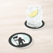 Dessous De Verre En Grès Silhouette d'astronaute (Côté)