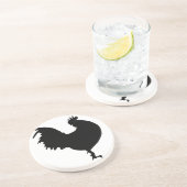 Dessous De Verre En Grès Silhouette de coq (Côté)