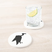 Dessous De Verre En Grès Silhouette de vautour (Côté)