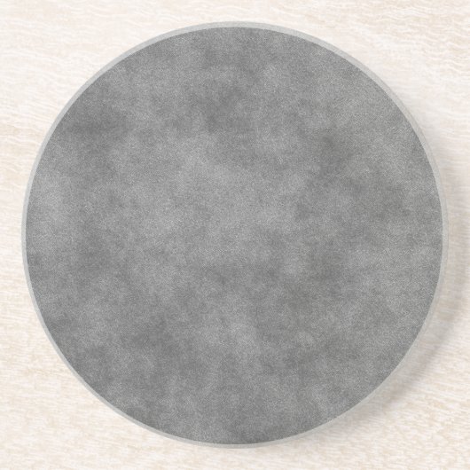 Dessous De Verre En Grès Simili cuir dans le gris d'ardoise (Devant)