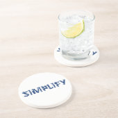 Dessous De Verre En Grès Simplifier (Côté)