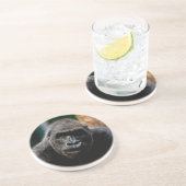 Dessous De Verre En Grès Singe Primate (Côté)