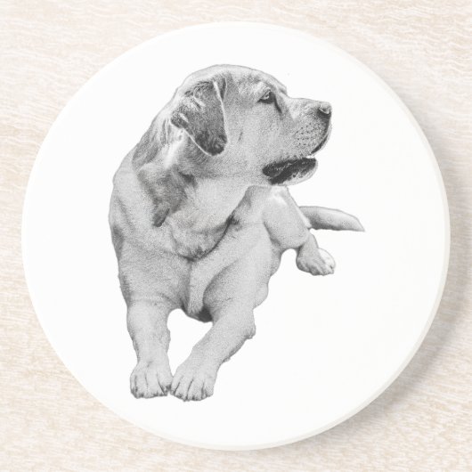 Dessous De Verre En Grès Sip Break, Amie Préoccupée (Devant)