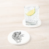 Dessous De Verre En Grès Sip Break, Amie Préoccupée (Côté)