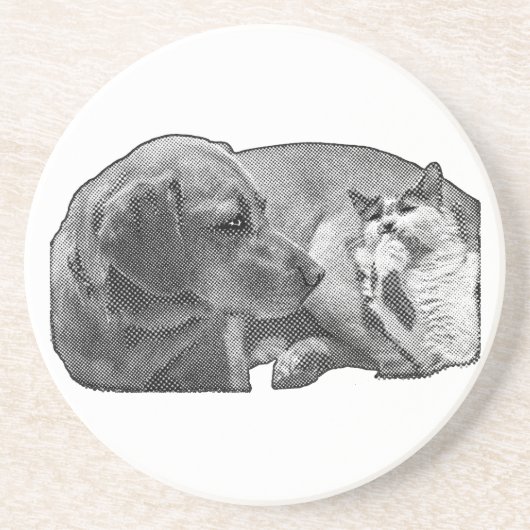 Dessous De Verre En Grès Sip Pause, Petit Pacte (Devant)