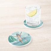 Dessous De Verre En Grès Sirène (Côté)