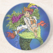 Dessous De Verre En Grès Sirène de pirate (Devant)