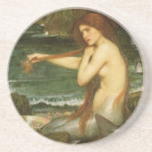 Dessous De Verre En Grès Sirène par John William Waterhouse (Devant)